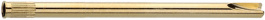H 1021/GR-L, Soldering sleeve with soldering flare 16 A 33 mm, Hartmann