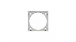 918252512, Wall Socket Spacer Ring Glossy INTEGRO Wall Mount 59.3 x 59.3mm White, Berker