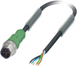 1669767, SAC-5P-M12MS/1,5-PUR Actuator/Sensor-Cable, Phoenix Contact