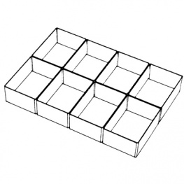 BA6-1, Compartment insert, Raaco