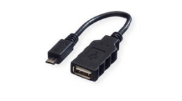 11.02.8311, USB 2.0 Adapter, USB-A Socket - USB Micro-B Plug, SECOMP (Roline)