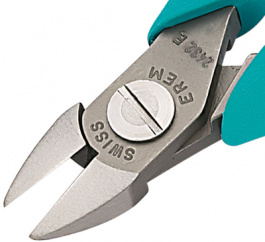 2432E, Precision Side-Cutting Pliers;130 mm without Bevel, Erem