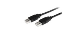 USB2AA1M, USB Cable USB-A Plug - USB-A Plug 1m USB 2.0 Black, StarTech