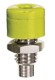 2,6MM GELB ZWERG-BUCHSE, Panel Socket, yellow, Donau