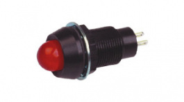 651-102-21, LED Indicator, red, 500 mcd, 12 VDC, Marl