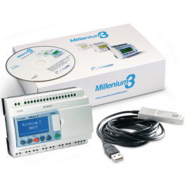KIT XD26 SMART 24 VDC, Starter Kit Millenium 3 XD26 SMART 24 VDC, 16 DI (6 D/A), 10, Crouzet