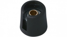 A3016639, Control knob with recess black 16 mm, OKW