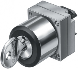 3SB3500-4AD11, Переключатель: поворотный с ключом; 2; 22мм; Подсвет: отсутствует, Siemens