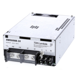 RWS-600B-24, DC power supply 600 W 24 VDC, 25 A, TDK-Lambda