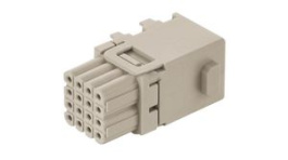 09149161101, Domino Module, F.1, 16 Poles, Crimp, Socket / Socket, Harting