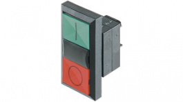 3SB31018BC31, Переключатель: двойной; 1; 22мм; черно/белый; IP65; Кнопка: плоская, Siemens