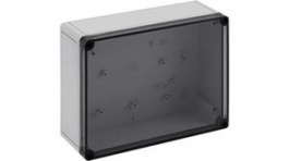 11100801, Plastic Enclosure Without Knockouts, 254 x 180 x 90 mm, Polystyrene, IP66, Grey, Spelsberg