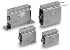 CQUB20-35M, Compact Cylinder 35 mm diam.20 mm, SMC PNEUMATICS