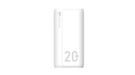 SP20KMAPBKQS150W, Powerbank, Li-Po, 20Ah, USB A Socket/USB C Socket, White, Silicon Power
