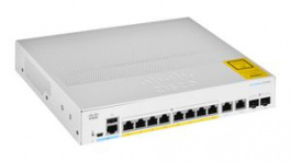 CBS350-8T-E-2G-EU, Ethernet Switch, RJ45 Ports 8, Fibre Ports 2SFP, 1Gbps, Managed, Cisco Systems