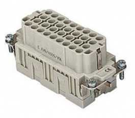 CQEM 32 N, CQE, 64 poles + earth&nbsp;&nbsp;(2x32 poles + earth, No. 33 - 64), male insert, ILME