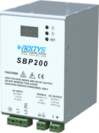 SBP200, Power Supply 200W, Programmable Wide Range\\36-200Vdc, NEXTYS