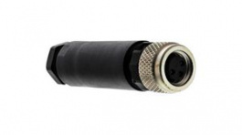 120091-0028, Nano-Change M8, 3 Poles, Straight, Socket, Molex