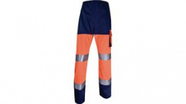 PHPA2OMXX, High Visibility Trousers Size XXL Flourescent Orange, Delta Plus