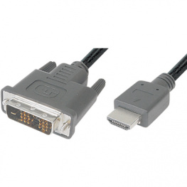 MMK 630-200SB, HDMI - DVI cable m - m 2 m Black, Goobay