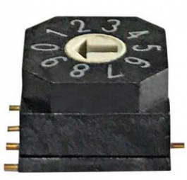 RND 210-00119, PCB coding switch BCD 4+1, RND Components