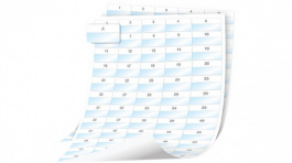 1908555, XTL Laminated Label Sheets White, Dymo