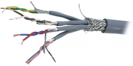 DATAFLEX LI-YDYCYP 6X2X0.25 MM, Data cable shielded 6x 2 0.25 mm2, Cabloswiss