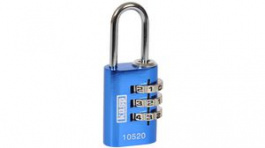 K10520BLUD, Замок; Применение: тумбочки, сумки, чемоданы; А:22мм; В:20мм; С:3мм, Kasp