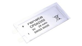 CP042350Sn, Thin-film Battery, 3V, Lithium, Renata