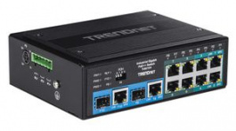 TI-BG104, PoE Switch, Unmanaged, 1Gbps, 360W, RJ45 Ports 10, PoE Ports 8, Trendnet