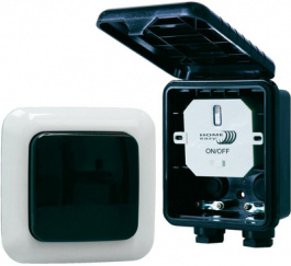 HE834S, Wall-mounted switch set outdoor with actuator 433.92 MHz, ELRO