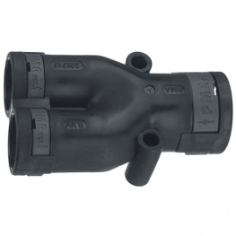 BVYR-292323GT, Y-fitting black 1 x NW29 2 x NW23, PMA AG (Cable protection)