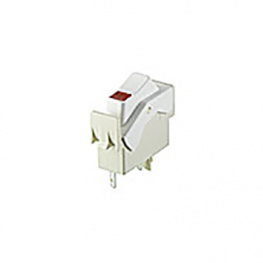 1550.1944, Rocker switch, auto-off 15" 1P white, Marquardt