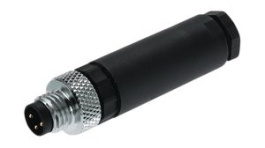 1803860000, M8 Straight Plug Sensor Connector, 3 Poles, Screw, Weidmuller