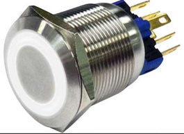 RND 210-00406, Anti-Vandal Push-Button Switch, 22 mm, IP65, RND Components