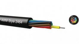 UL-LIYY 4XAWG26, 2464/1061 [100 м], Control cable, PVC,  0.14 mm2, Shielded, Black, 100 m, Kabeltronik