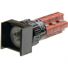 51-151.0252, Illuminated push-button 18 x 18 mm Momentary function 1 NO+1 NC, EAO