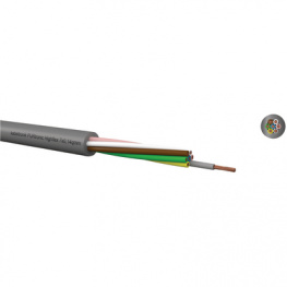 PURTRONIC HIGHFLEX 5X0,14 MM2 [100 м], Control cable 0.14 mm2 TPE-E Unshielded 100 m Grey, Kabeltronik