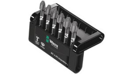 05057692001, Impaktor Bit Set, Pozidriv, 6pcs, Wera Tools