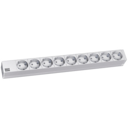 333.418, Multiple Socket Outlet, 9xType E, 2 m, Bachmann