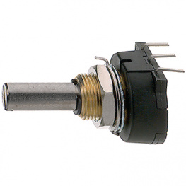 72906, Rotary Potentiometer, 100 kOhm, PCB Connection, Contelec