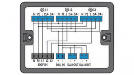 899-631/455-000, Distribution enclosure 190 x 145 x 30 mm black Polyamide 6.6 (PA66) WINSTA®, Wago