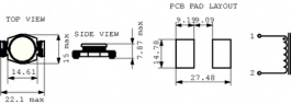 UP4B-330, Inductor, SMD 33 uH 3.7 A +-20%, Eaton