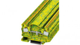 3212154, PTMED 4-PE ground modular terminal block ptmed push-in, 0.2...4 mm2 green/yellow, Phoenix Contact