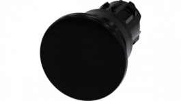 3SU1000-1BD10-0AA0, SIRIUS ACT Mushroom Push-Button front element Plastic, black, Siemens