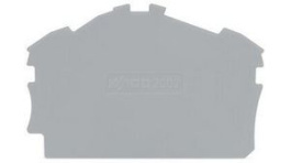 2002-6391 [25 шт], Terminal Block Accessory, Grey, 38.9 x 52mm, PU%3DPack of 25 pieces, Wago