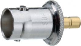 31 BNC-SMB-50-2/1-- UE, Straight Adapter, BNC Socket - SMB Socket, 50Ohm, Huber+Suhner