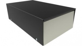 1454S, Metal Instrument Case, Black / Grey, Steel, 1454, Hammond