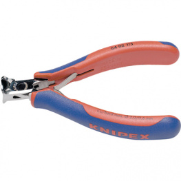 64 02 115, Electronics Front Cutter Pliers;115 mm with Bevel, Knipex