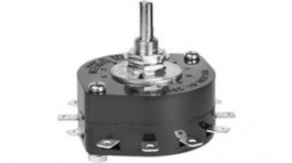 HS16-1SN, Rotary Switch 1-Pole 11-Pos 30° Soldering Lugs, NKK Switches (NIKKAI, Nihon)